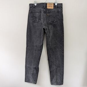 Vintage Levis 90's 550 Orange Tab Faded Black Relaxed Fit Jeans